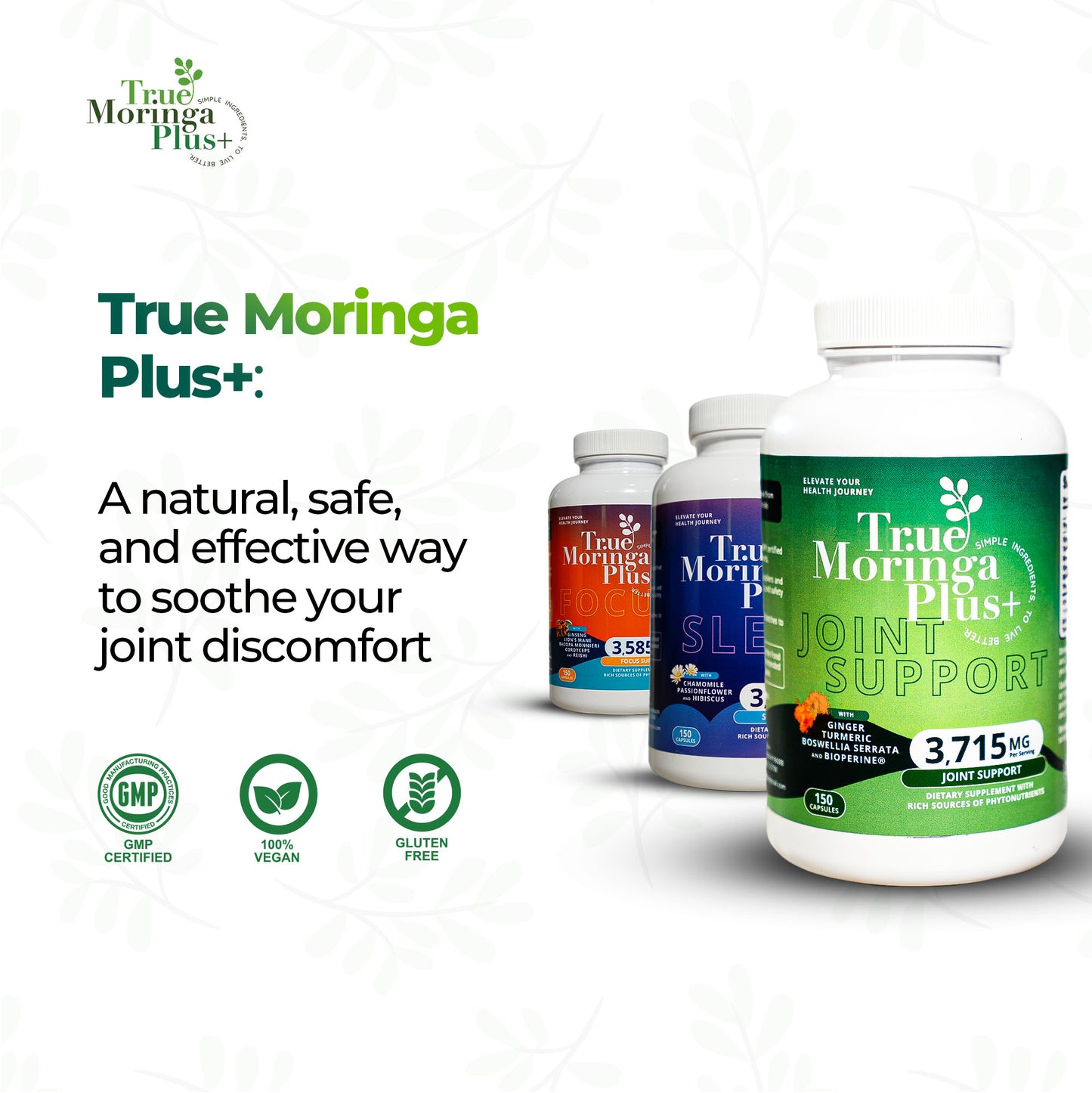 True Moringa Plus+ Joint Support