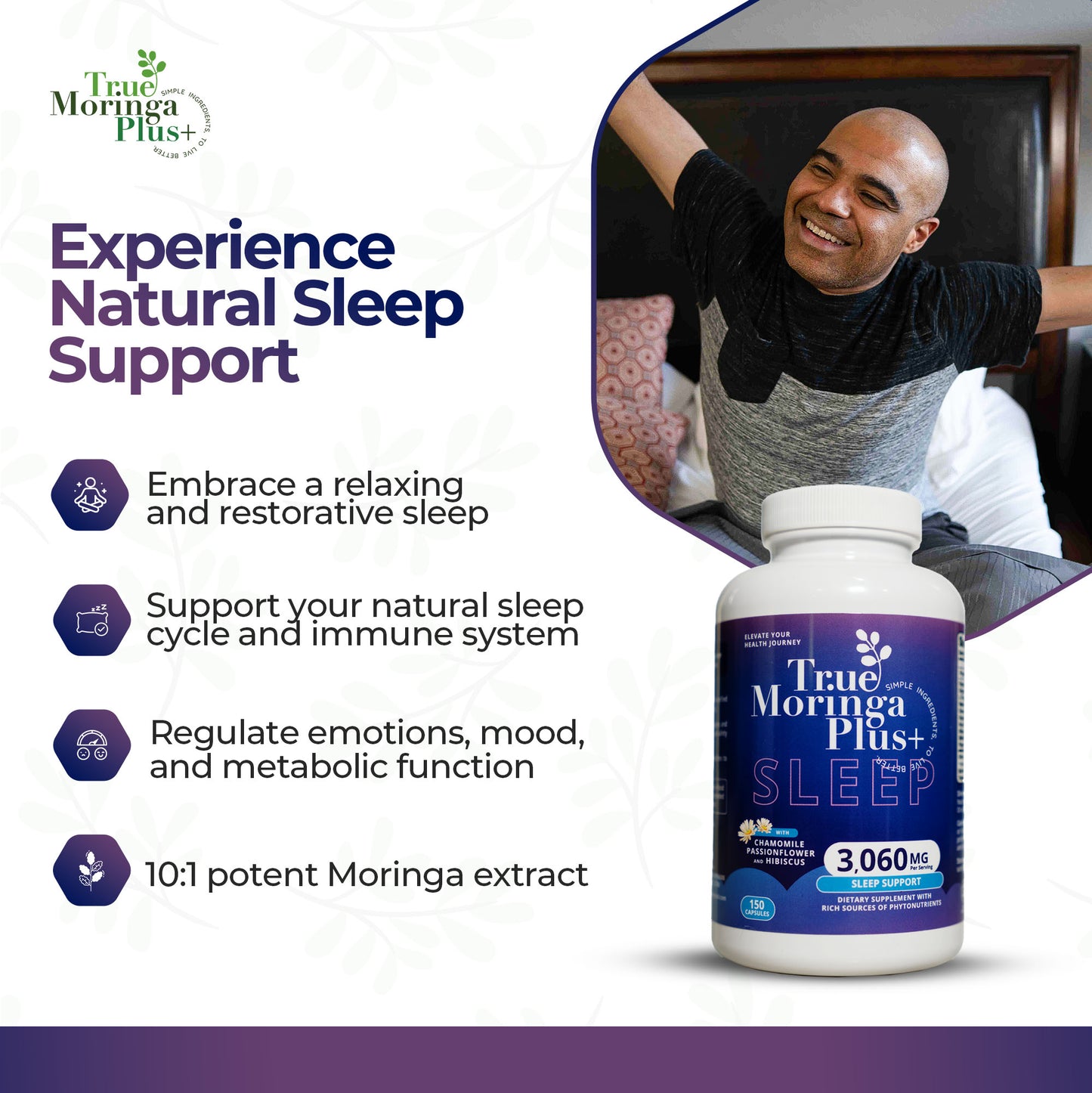 True Moringa Plus+ Sleep Support