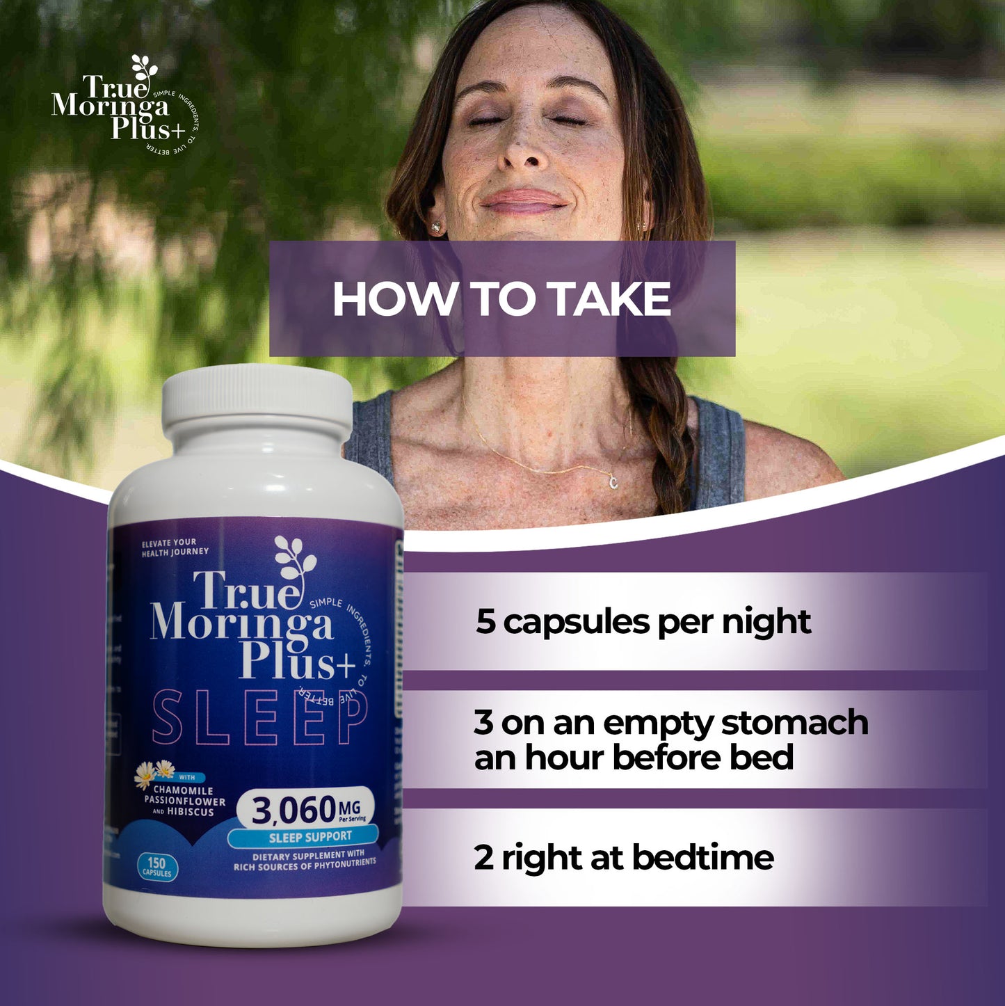 True Moringa Plus+ Sleep Support